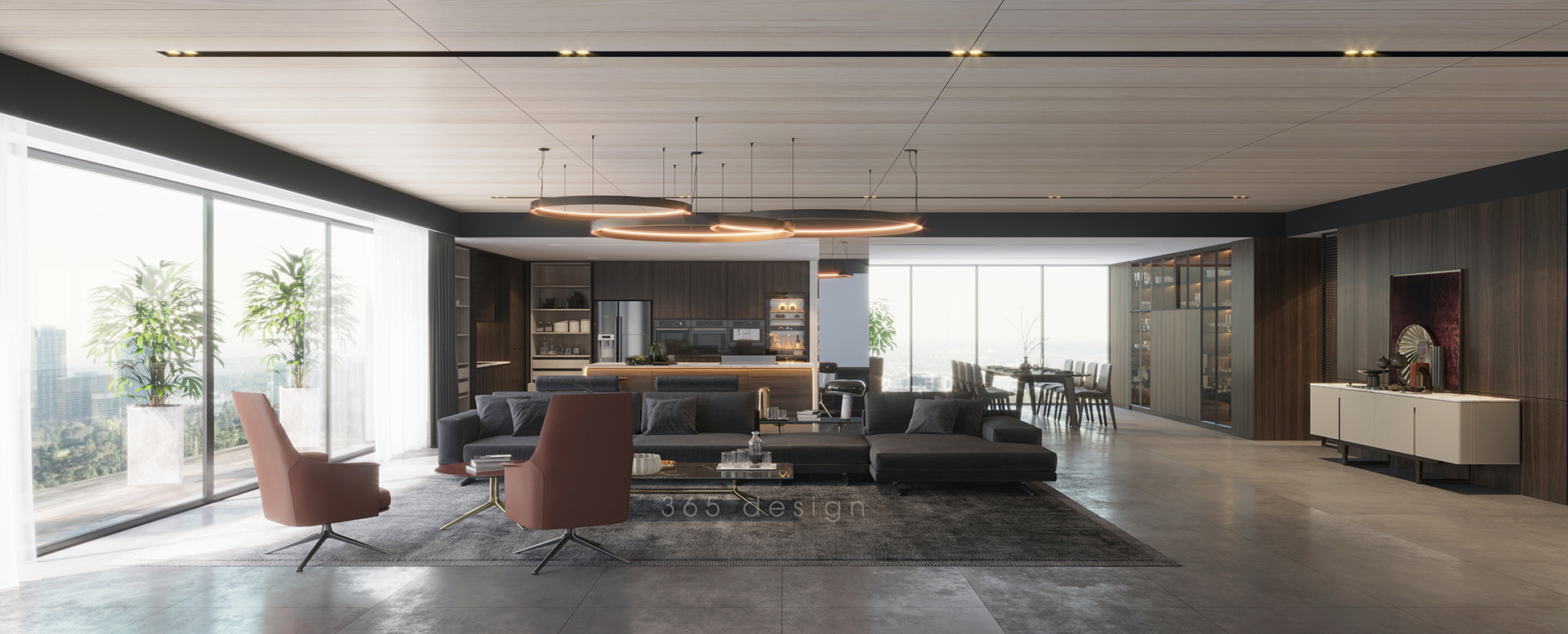 thiết kế nội thất chung cư tại Hà Nội Dự Án Penthouse - Nội thất Poliform 0 1531709084