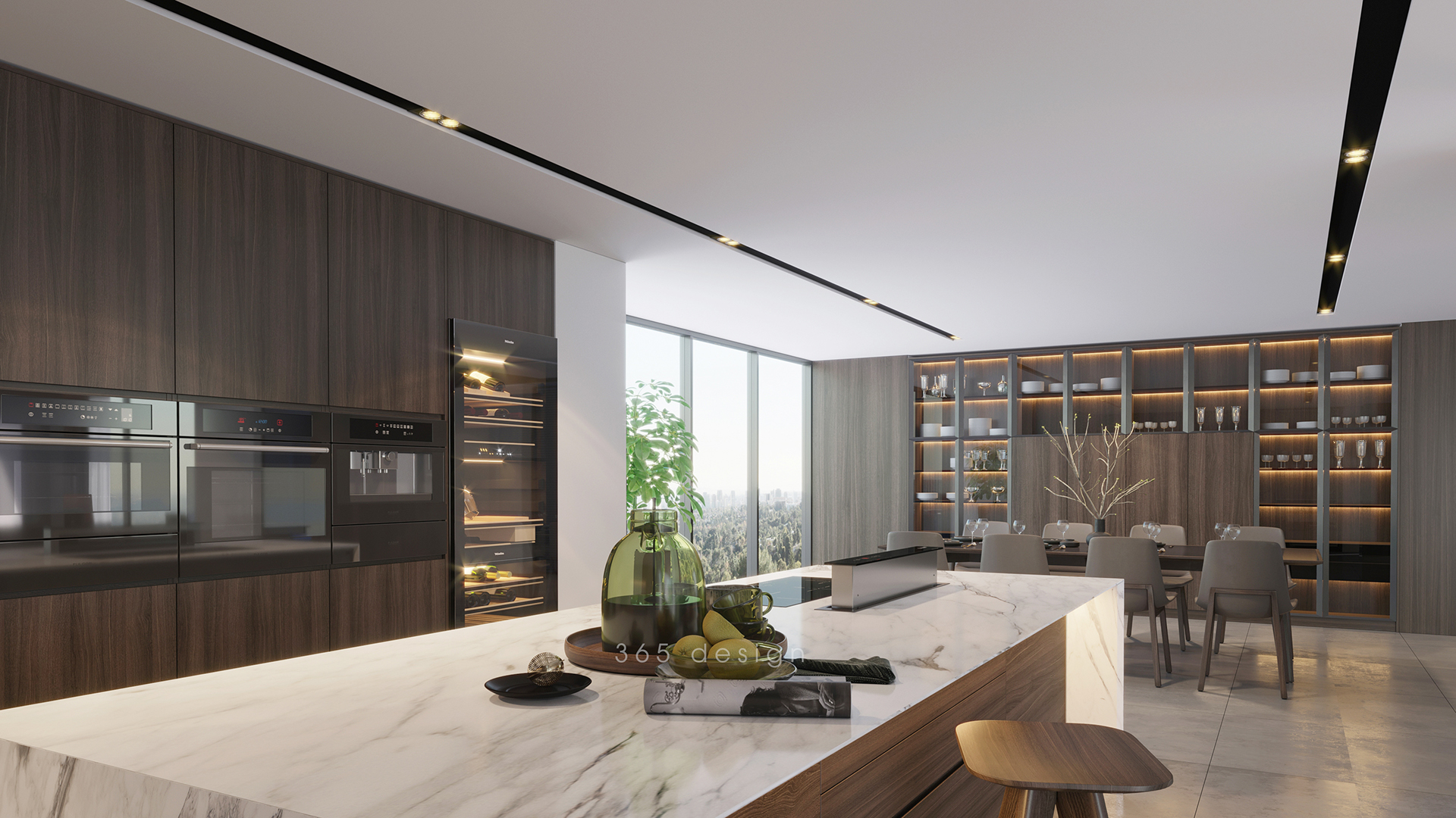 thiết kế nội thất chung cư tại Hà Nội Dự Án Penthouse - Nội thất Poliform 2 1531709081