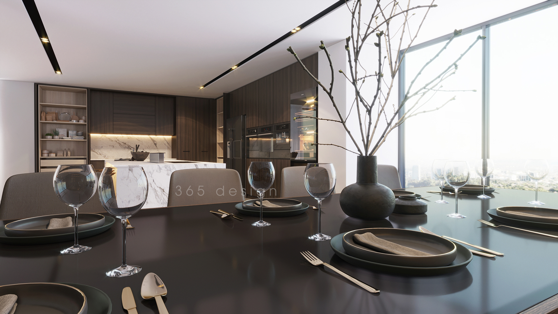 thiết kế nội thất chung cư tại Hà Nội Dự Án Penthouse - Nội thất Poliform 4 1531709086