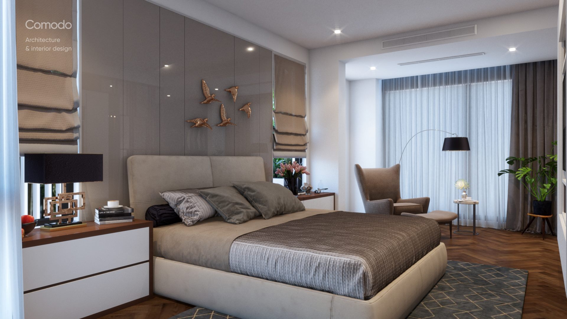 thiết kế nội thất chung cư tại Hưng Yên Chung cư cao cấp Marina Residences, Ecopark 19 1531964731