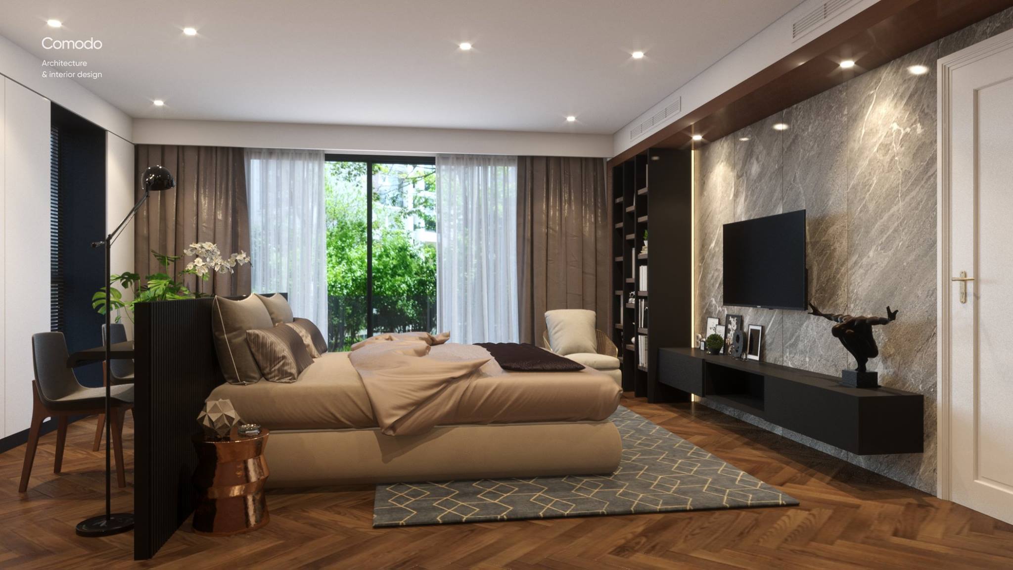 thiết kế nội thất chung cư tại Hưng Yên Chung cư cao cấp Marina Residences, Ecopark 22 1531964708