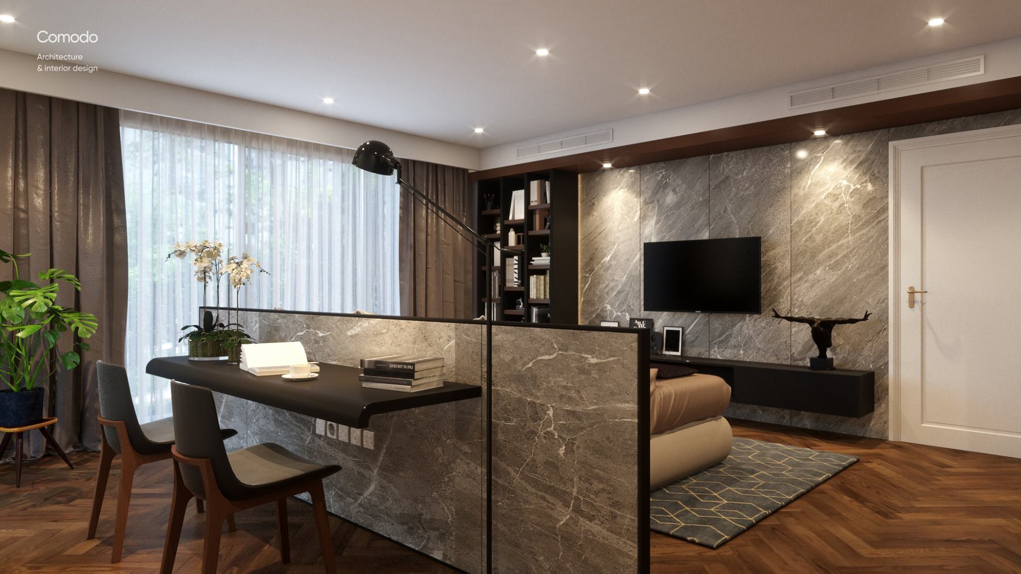 thiết kế nội thất chung cư tại Hưng Yên Chung cư cao cấp Marina Residences, Ecopark 24 1531964710