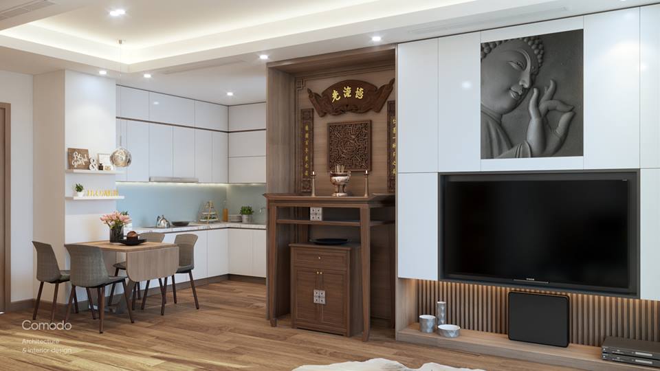 thiết kế nội thất chung cư tại Hà Nội Vinhomes Gardenia Mỹ Đình  1 1532310797