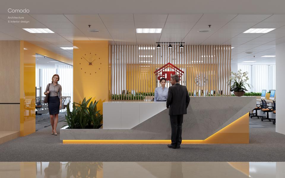 thiết kế nội thất Văn Phòng tại Hà Nội Công ty đầu tư GTVT 1 1532312363