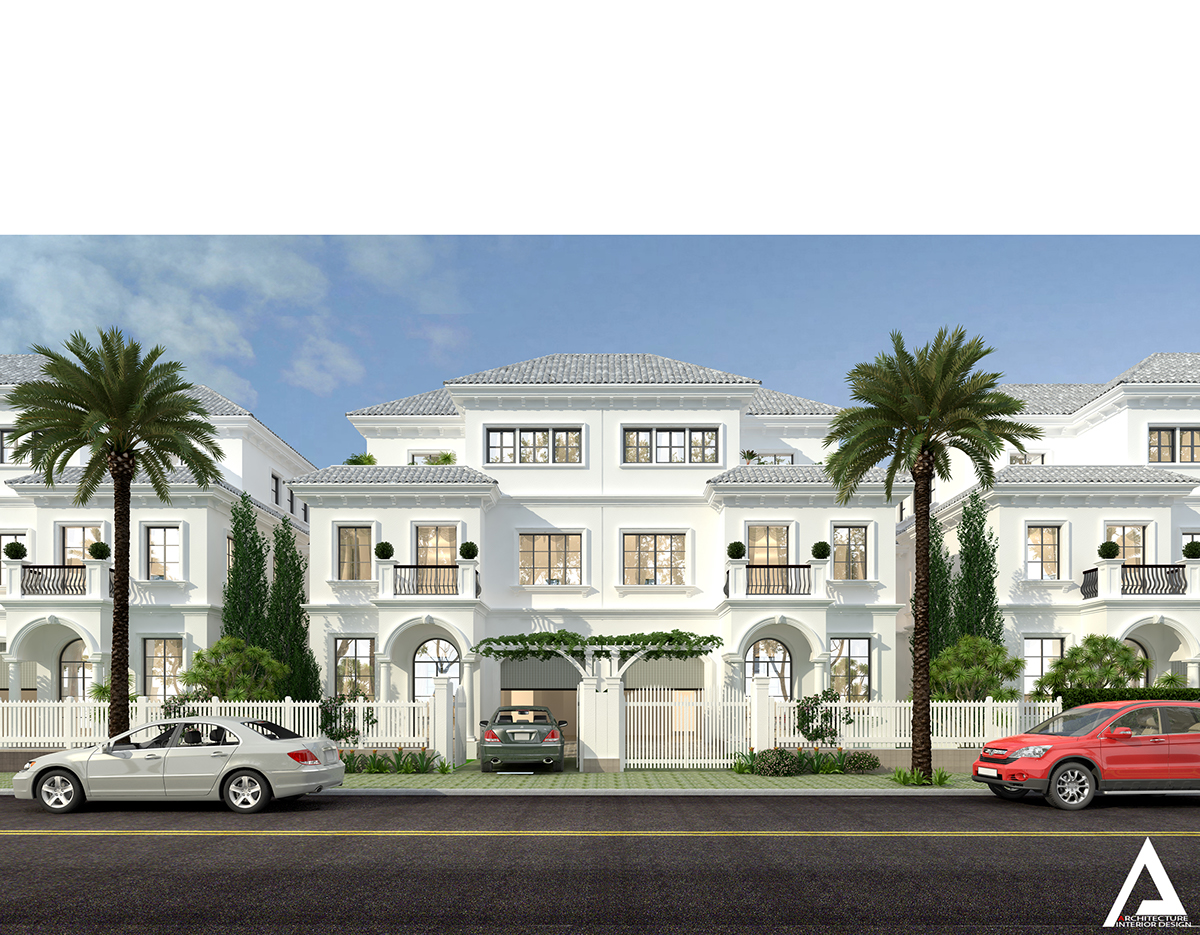 thiết kế Biệt Thự 2 tầng Villa khu Five Star Eco City47