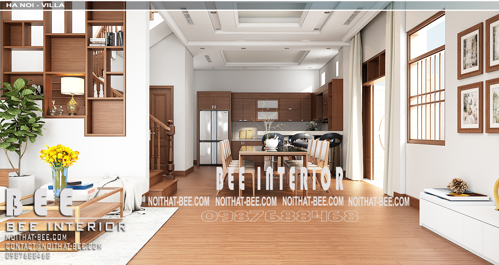 thiết kế nội thất Biệt Thự tại Hà Nội Dự án nội thất biệt thự phố Thị Cấm – Hà Nội 2 1532510918