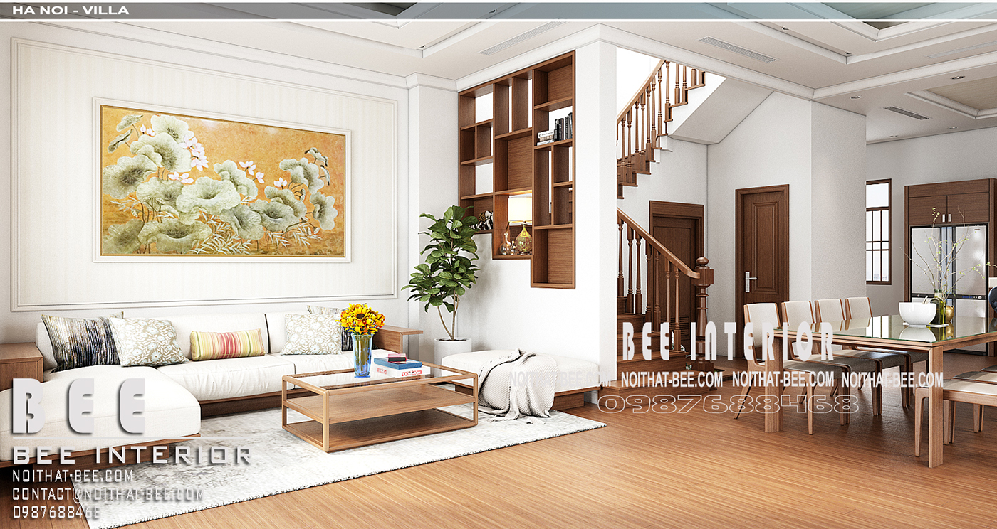 thiết kế nội thất Biệt Thự tại Hà Nội Dự án nội thất biệt thự phố Thị Cấm – Hà Nội 3 1532510919