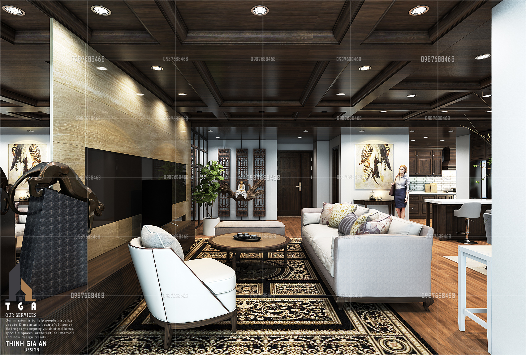 thiết kế nội thất chung cư tại Hà Nội Căn hộ cao cấp 0 1533097740