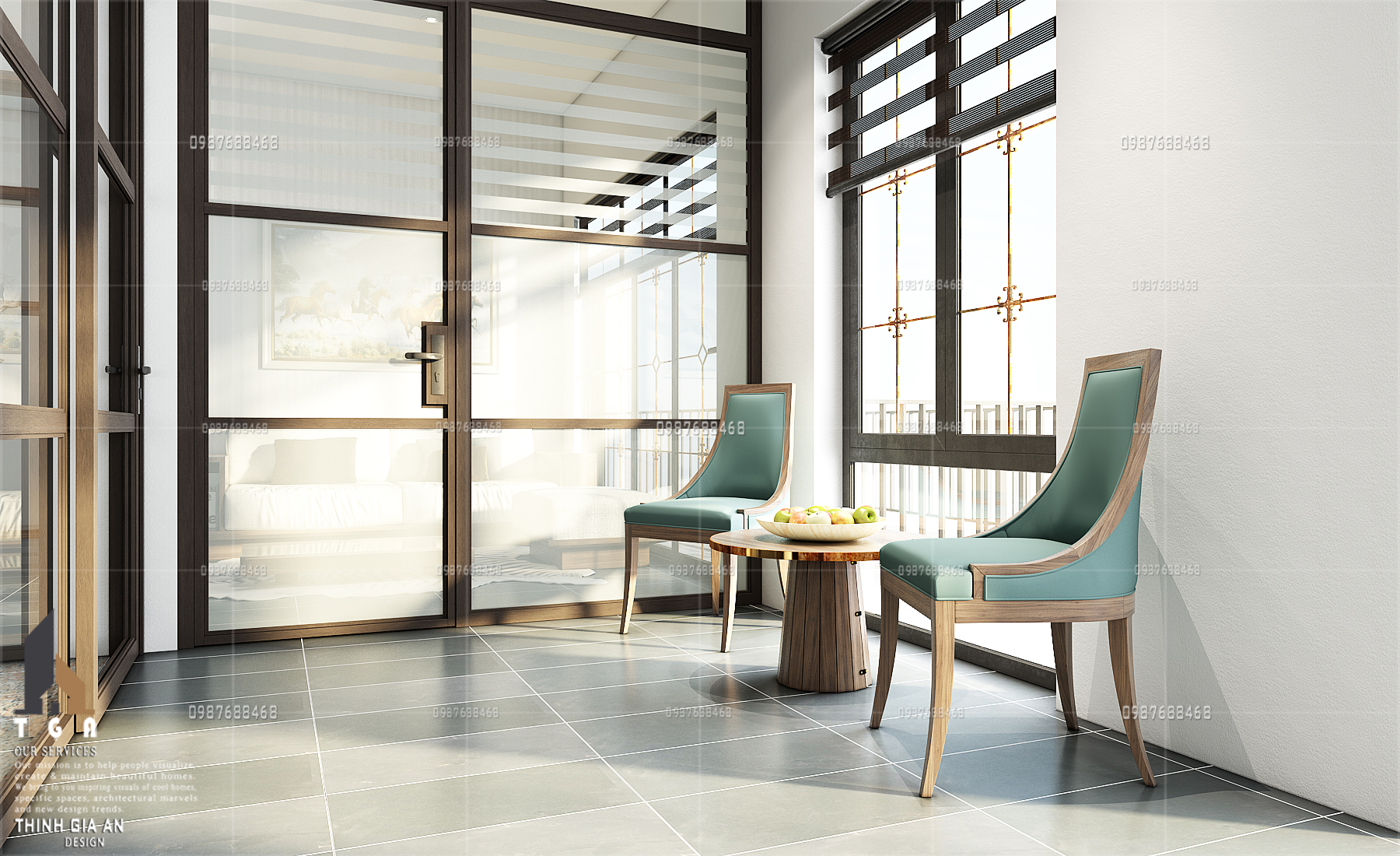 thiết kế nội thất Văn Phòng tại Hà Nội Văn phòng bất động sản 6 1533098186