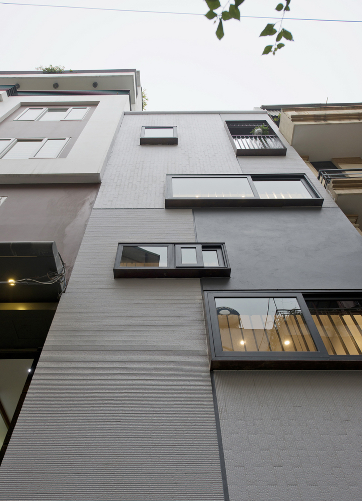 thiết kế Nhà Nhỏ 2 tầng QT House155