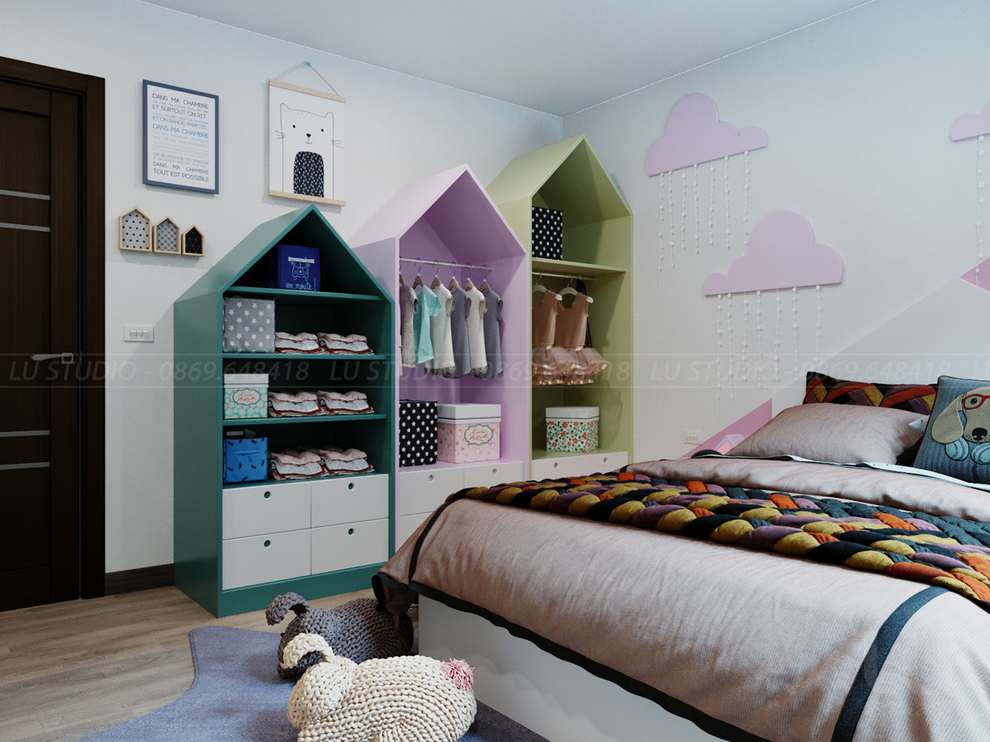 thiết kế nội thất chung cư tại Hà Nội Chung cư Northern Diamond, Long Biên, Hà Nội 13 1533263780