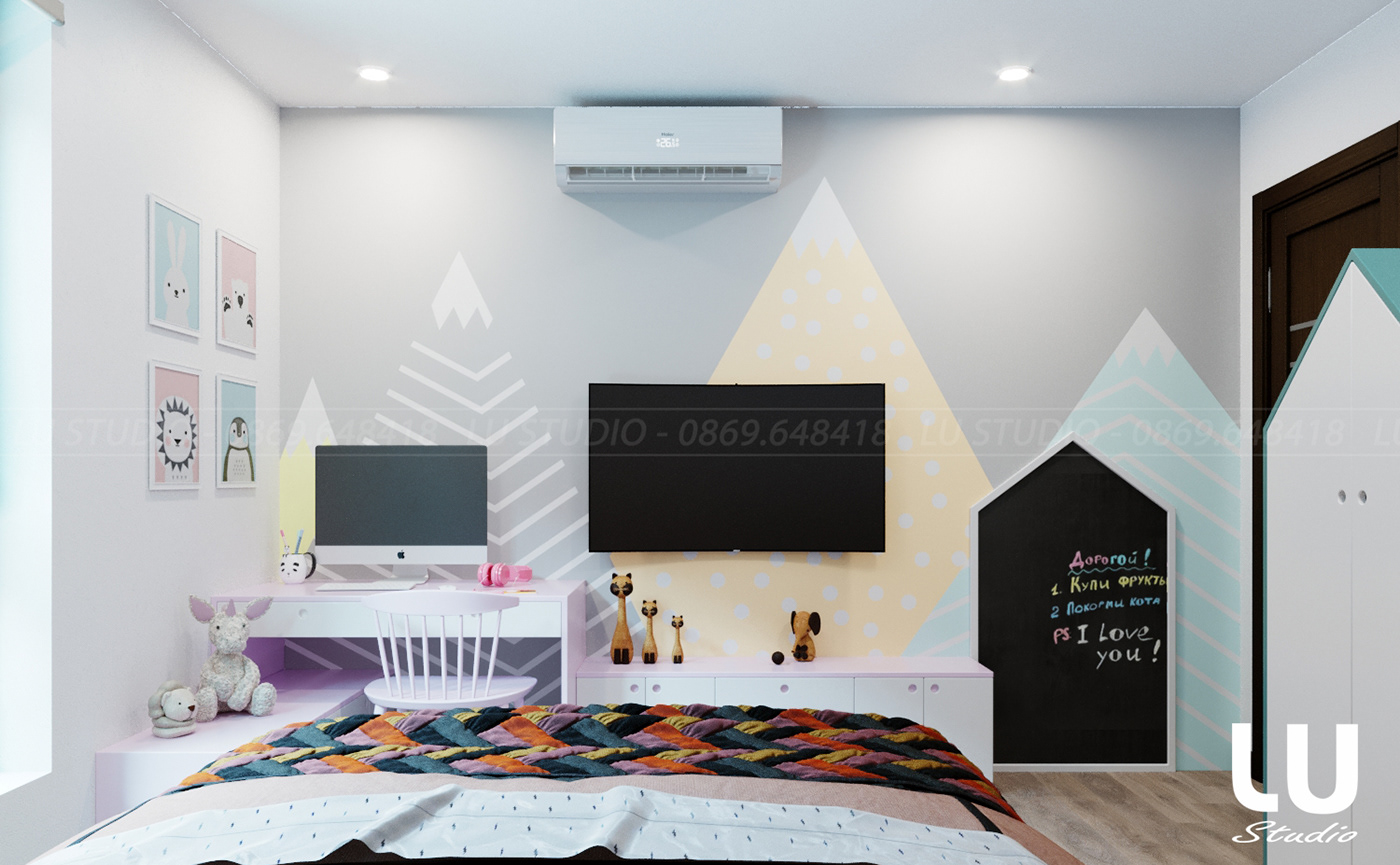 thiết kế nội thất chung cư tại Hà Nội Chung cư Northern Diamond, Long Biên, Hà Nội 14 1533263781