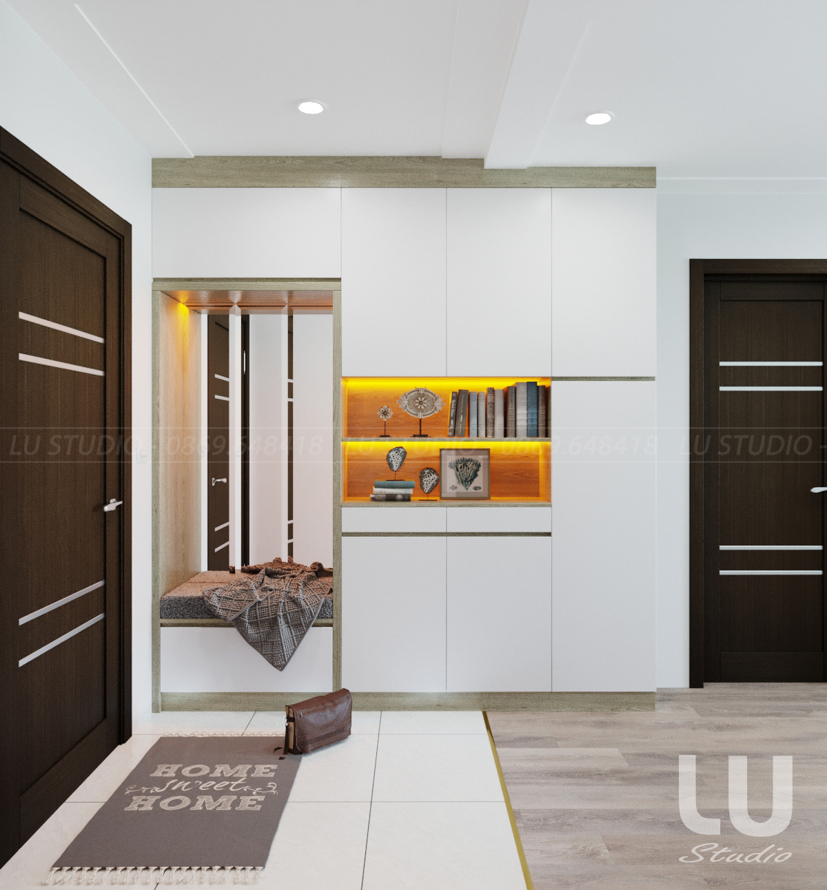 thiết kế nội thất chung cư tại Hà Nội Chung cư Northern Diamond, Long Biên, Hà Nội 7 1533263770