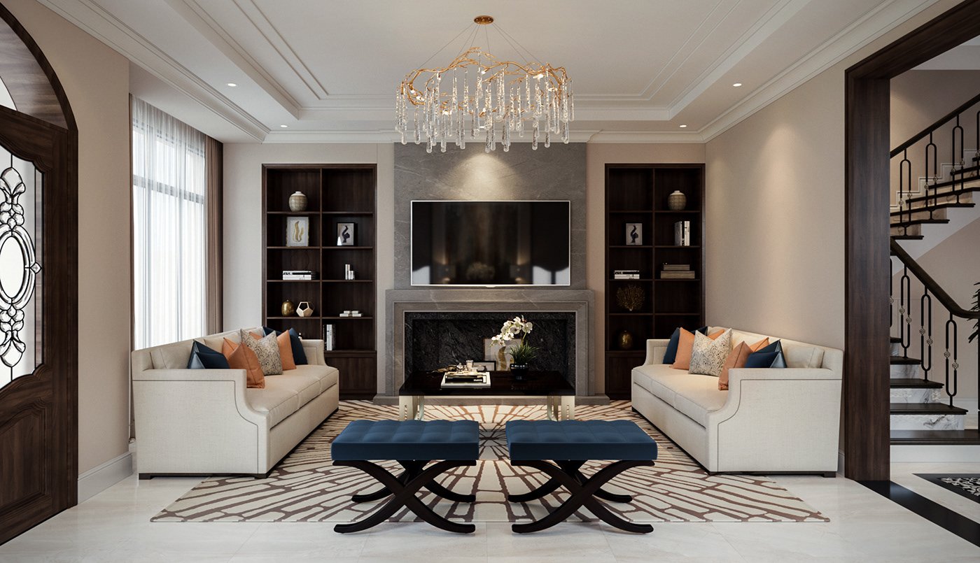 thiết kế nội thất chung cư tại Hà Nội CĂN HỘ VINHOME SÀI ĐỒNG- LONG BIÊN 1 1533269584