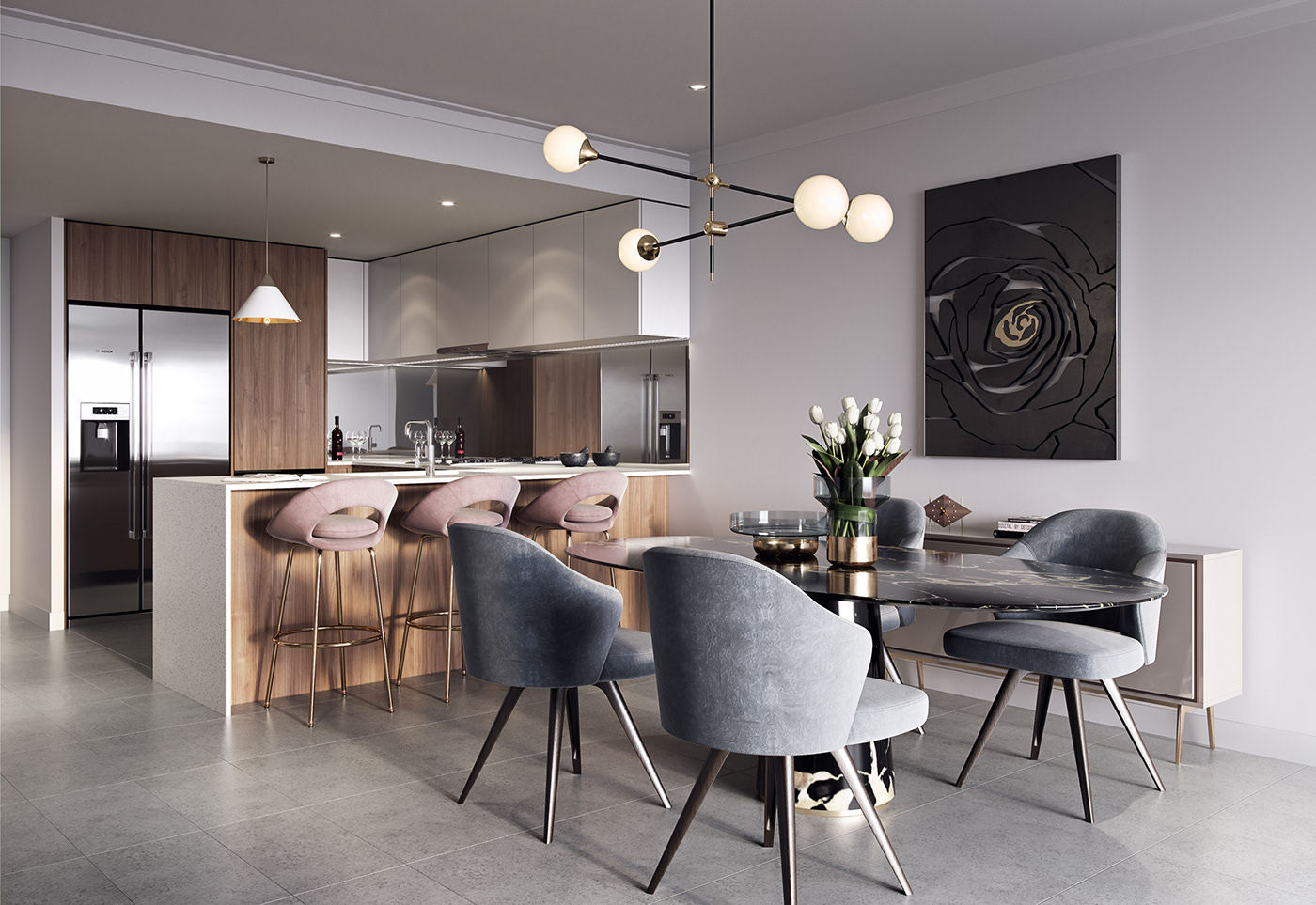 Căn hộ hiện đại view biển ở Úc7