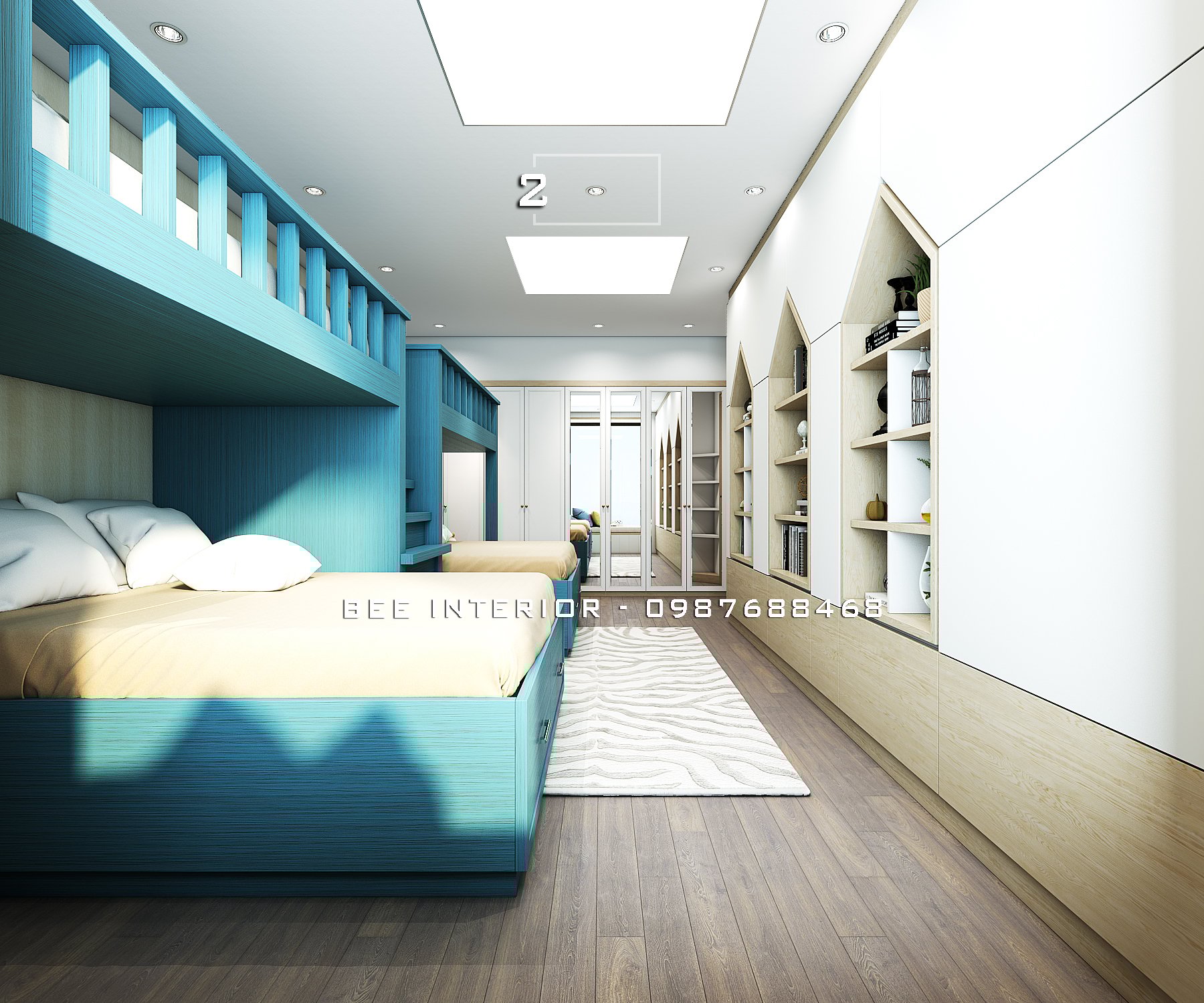 thiết kế nội thất Nhà tại Hà Nội Mẫu thiết kế nội thất phòng ngủ 6 1533890841