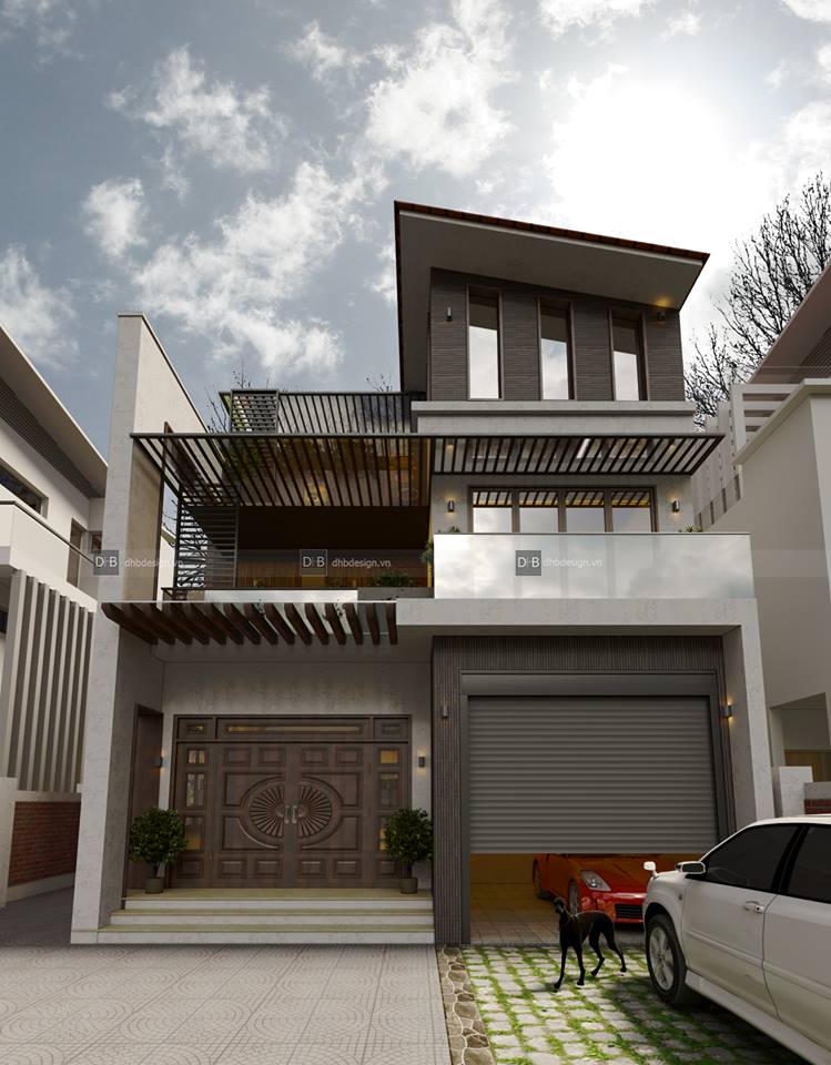 thiết kế Biệt Thự tại Hà Nội THIẾT KẾ THI CÔNG HOÀN THIỆN BIỆT THỰ PHỐ - SÓC SƠN 3 1534319961