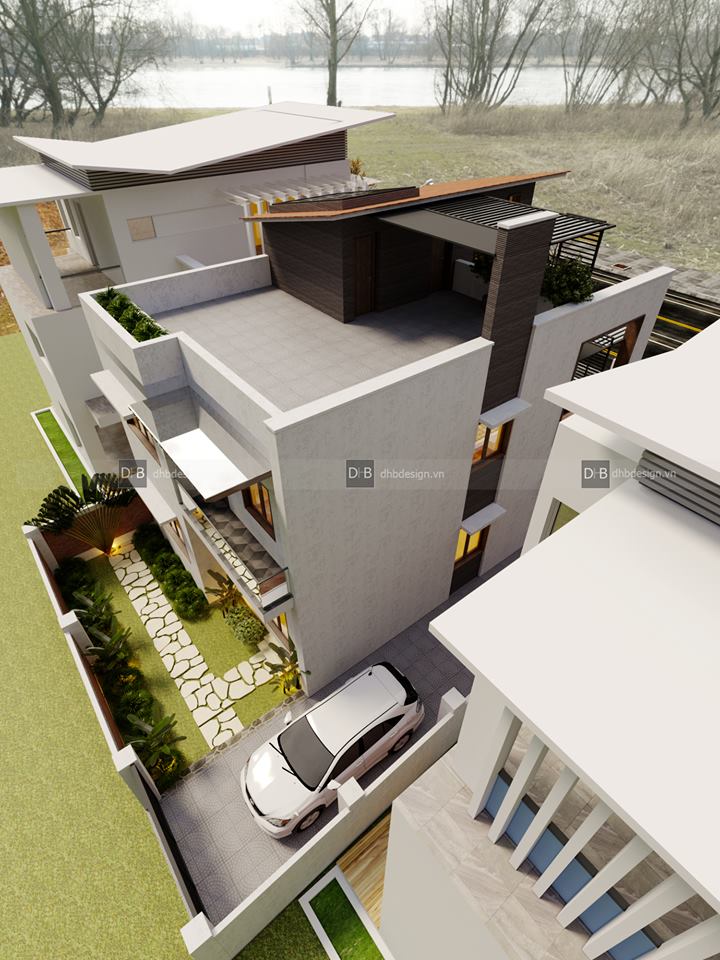 thiết kế Biệt Thự tại Hà Nội THIẾT KẾ THI CÔNG HOÀN THIỆN BIỆT THỰ PHỐ - SÓC SƠN 4 1534319963