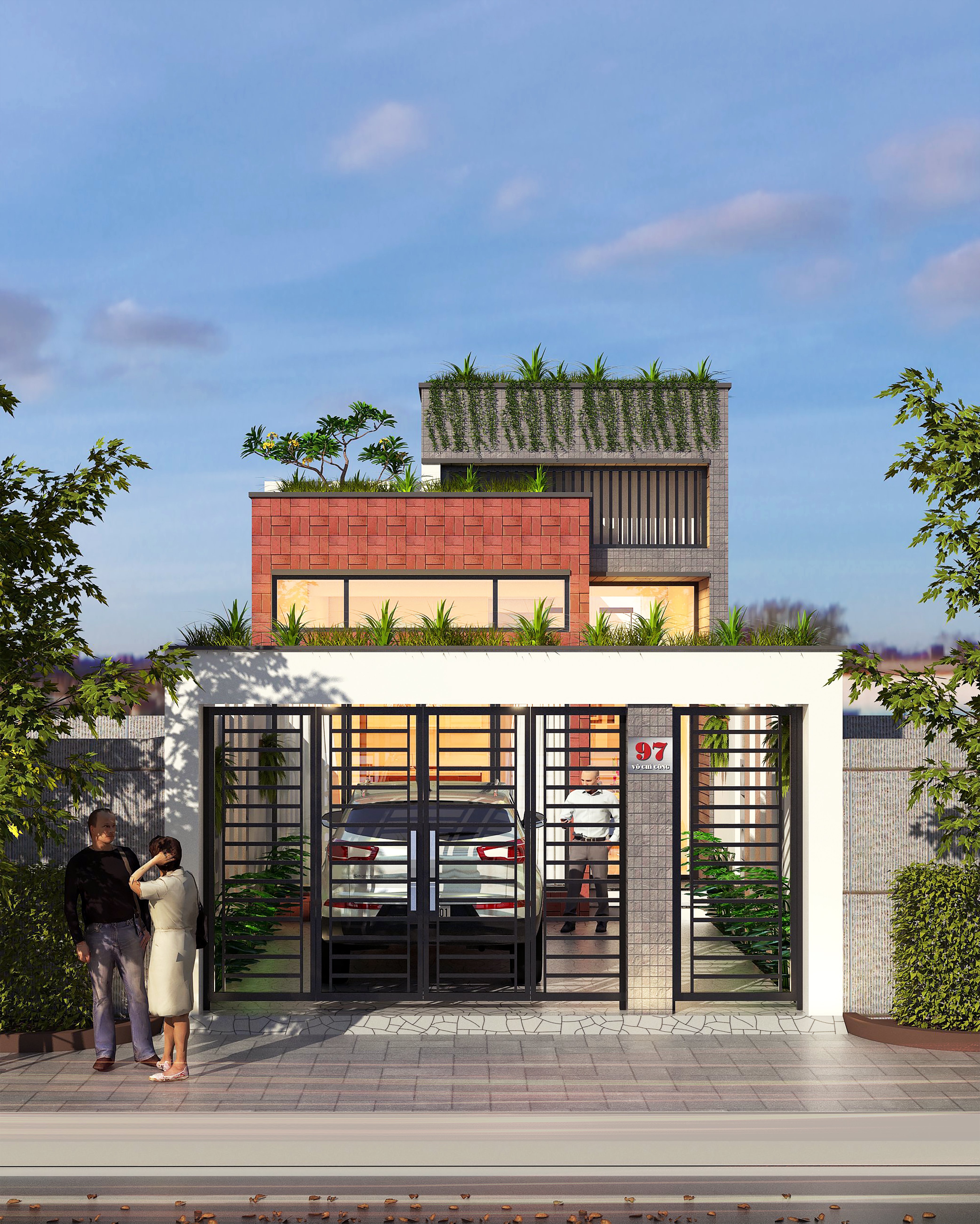 thiết kế Nhà Mặt Phố 1 tầng tại Đà Nẵng Mini Home 1 1537531298