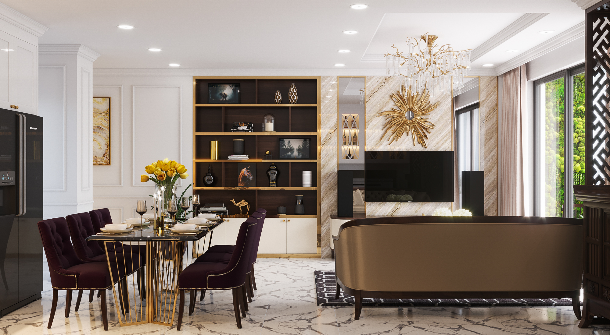 thiết kế nội thất chung cư tại Hà Nội Vimhomes D'capital 3 1537586352