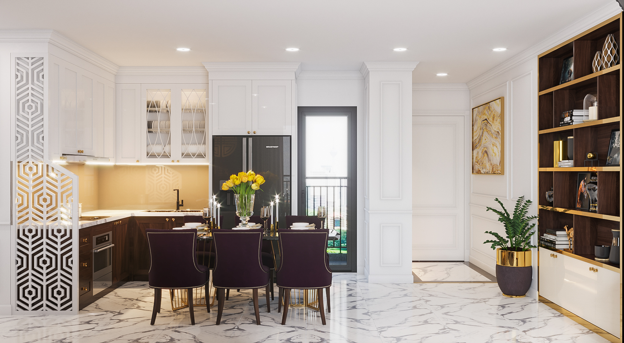 thiết kế nội thất chung cư tại Hà Nội Vimhomes D'capital 4 1537586348