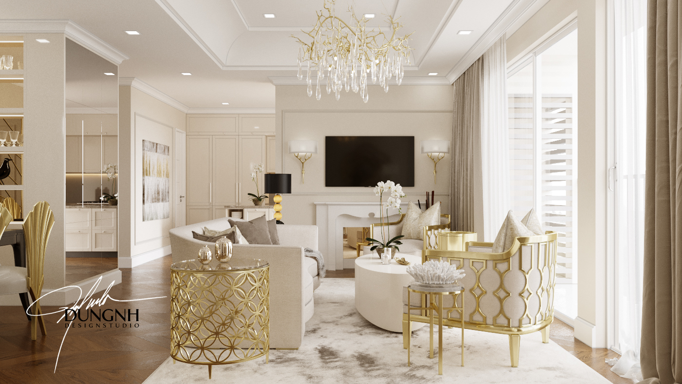 thiết kế nội thất chung cư tại Hà Nội PARKHILL 09 - 001 1 1537587456