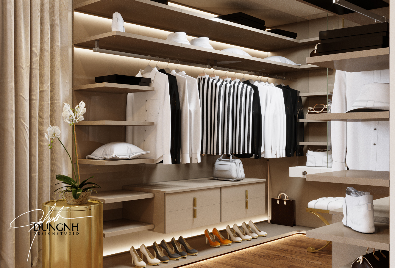 thiết kế nội thất chung cư tại Hà Nội PARKHILL 09 - 001 5 1537587463