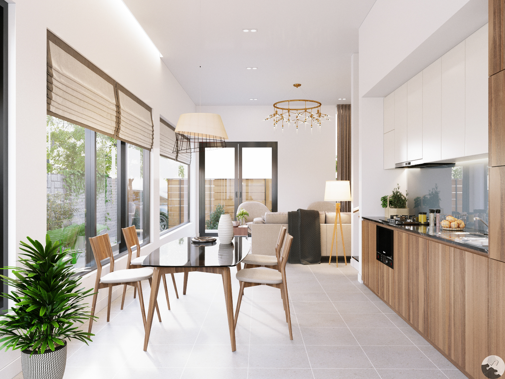 thiết kế nội thất Nhà Mặt Phố tại Hà Tĩnh Nhà phố Hà Tĩnh 2 1537720327