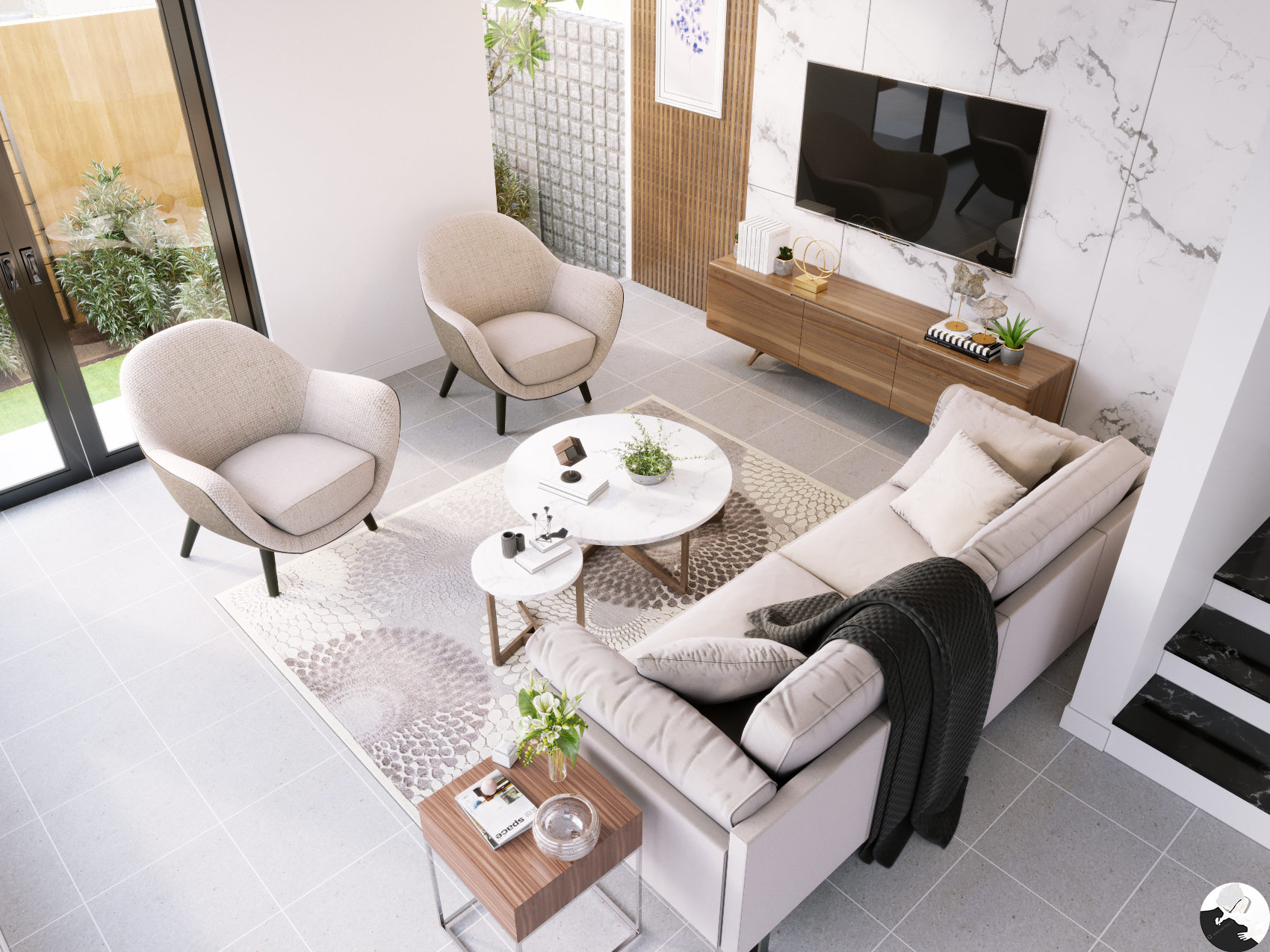 thiết kế nội thất Nhà Mặt Phố tại Hà Tĩnh Nhà phố Hà Tĩnh 5 1537720331