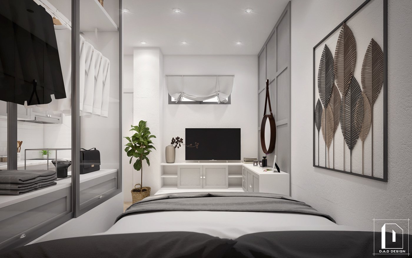 thiết kế nội thất chung cư tại Hồ Chí Minh Mini Apartment - Scandinavian 9 1538451222