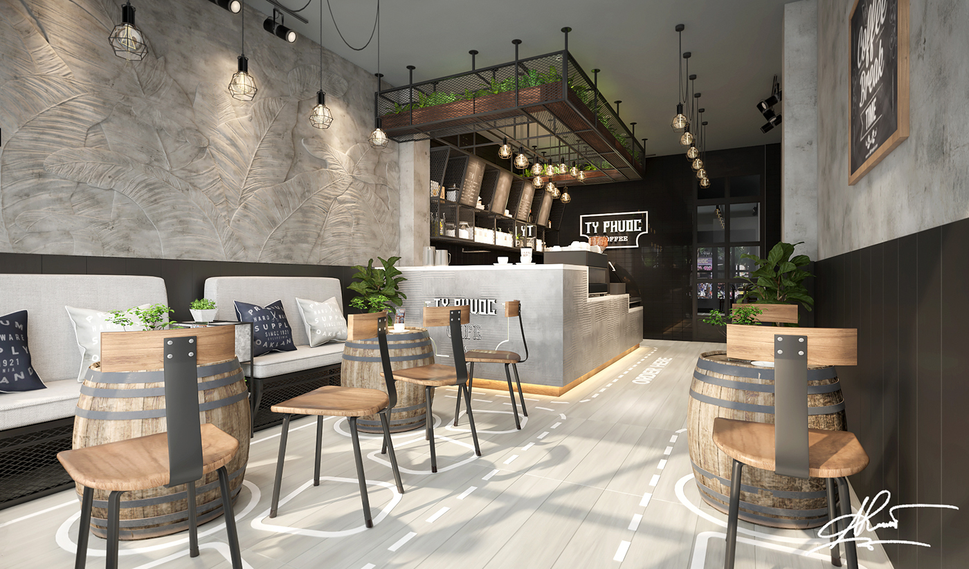 thiết kế nội thất Cafe tại Hồ Chí Minh Ty Phuoc Coffee 5 1538451783