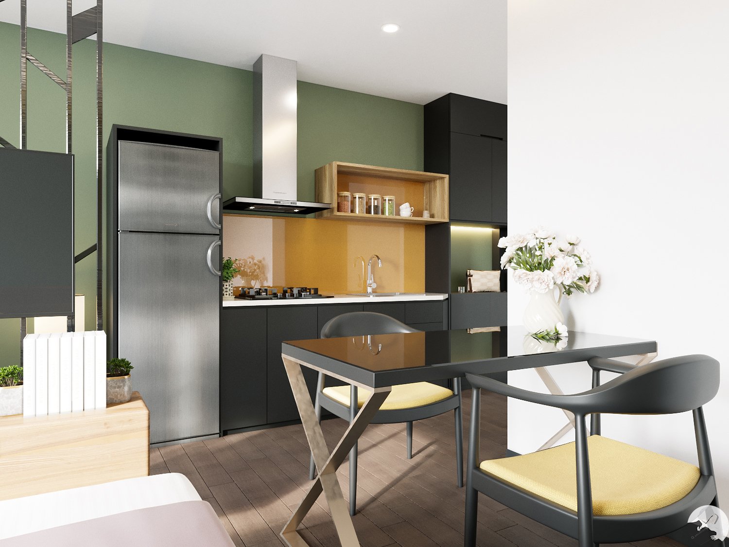 thiết kế nội thất chung cư tại Đà Nẵng Căn hộ Mini Đà nẵng 2 1538648376