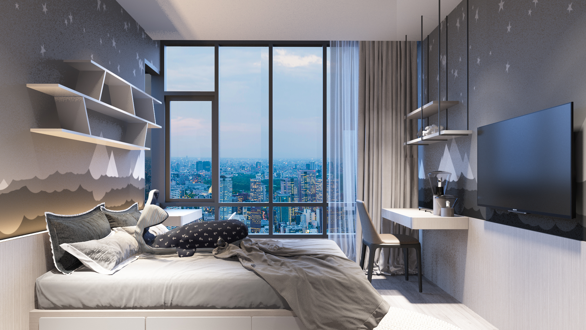 thiết kế nội thất chung cư tại Hồ Chí Minh Penthouse CH Duplex - Tân Bình 10 1538718148