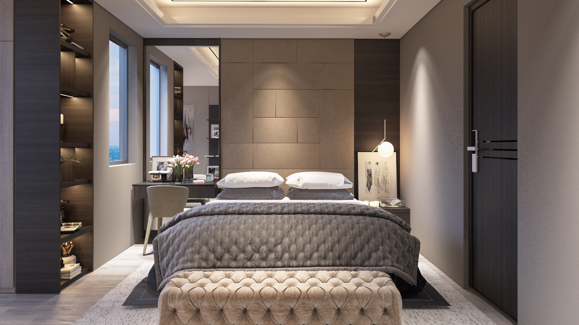 thiết kế nội thất chung cư tại Hồ Chí Minh Penthouse CH Duplex - Tân Bình 7 1538718161