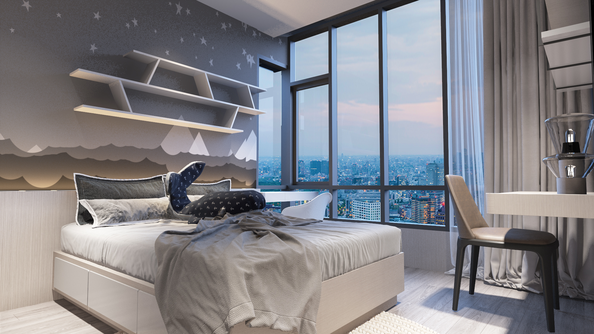 thiết kế nội thất chung cư tại Hồ Chí Minh Penthouse CH Duplex - Tân Bình 8 1538718151