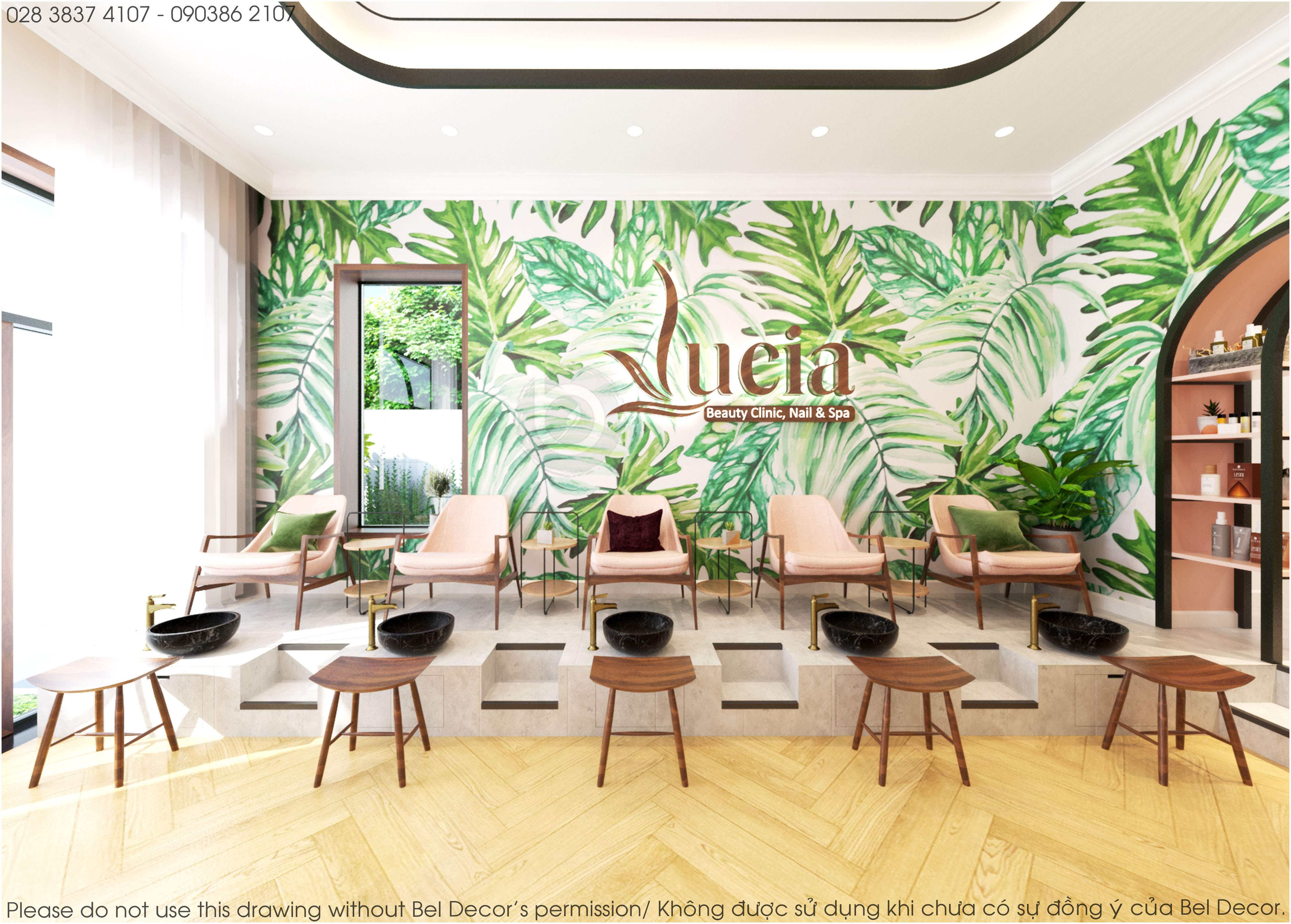 thiết kế nội thất Spa tại Hồ Chí Minh Thiết kế nội - ngoại thất Spa PR1825 2 1542869665