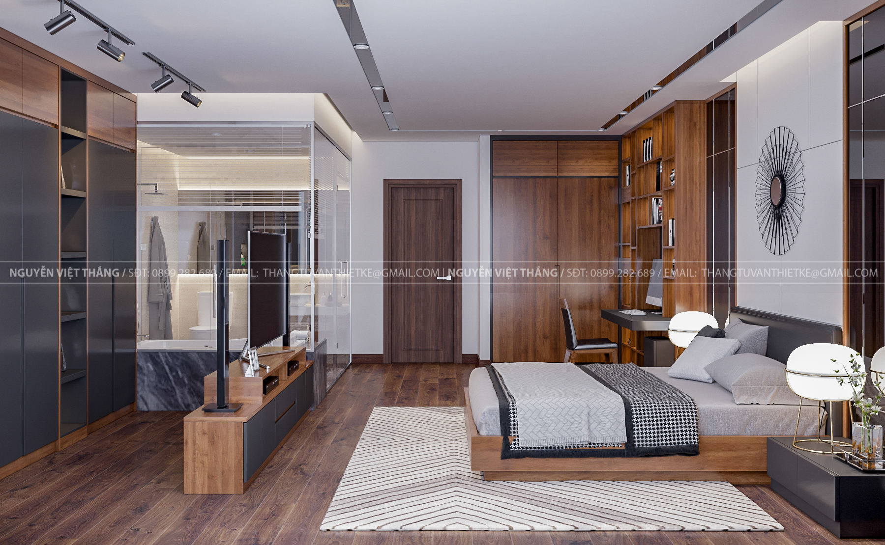 thiết kế nội thất Nhà Mặt Phố tại Quảng Ninh HÙNG BEDROOM 0 1544014586