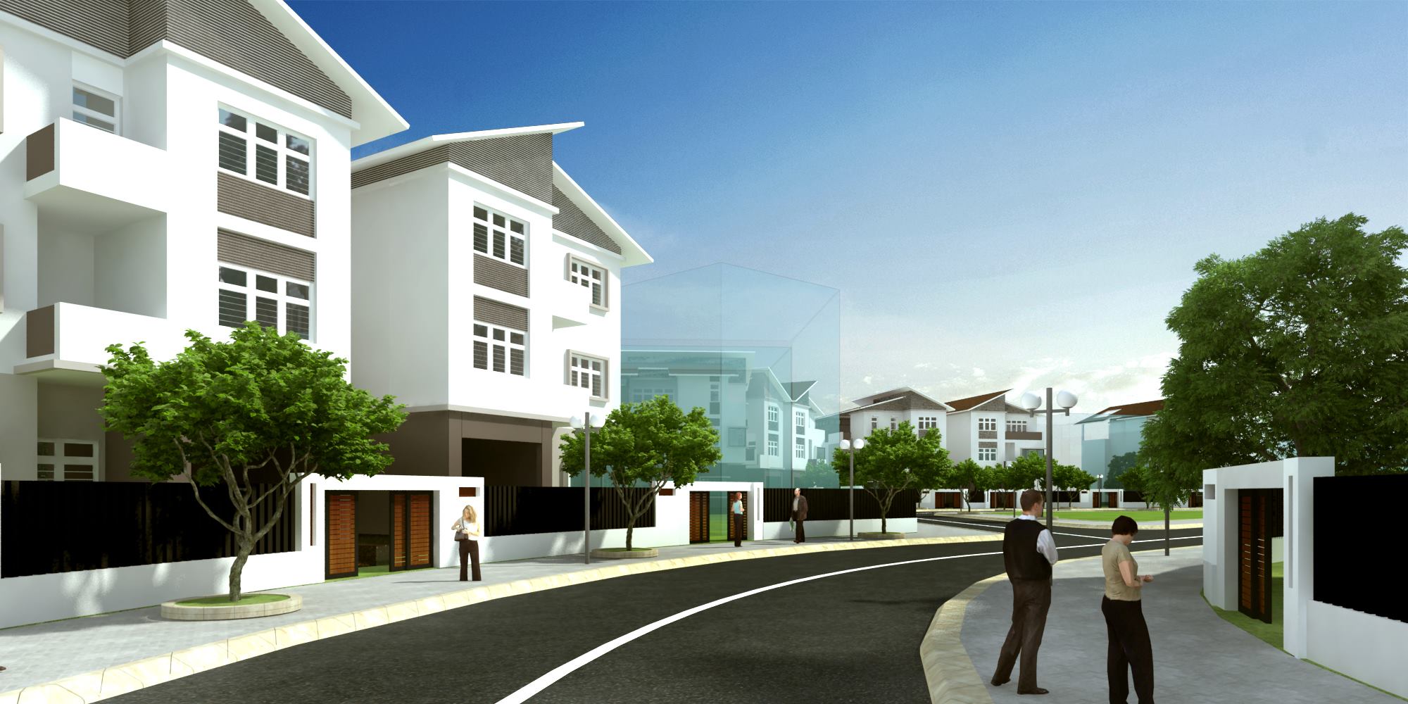 thiết kế Biệt Thự 3 tầng tại Hà Nội Khu Đô Thị Việt Hưng: Biệt Thự Cao Cấp 6 1544159982