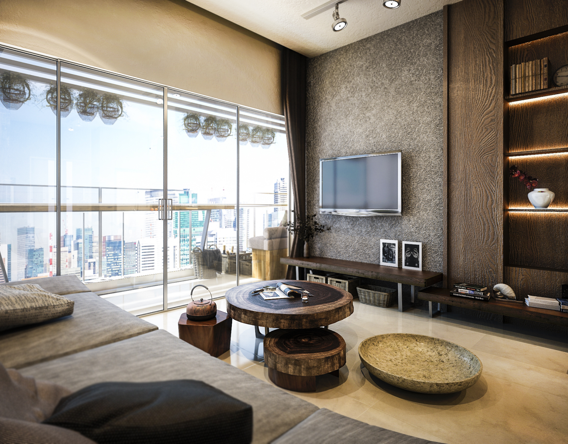 thiết kế nội thất chung cư tại Hồ Chí Minh Mr. Thuận Apartment 1 1544198870