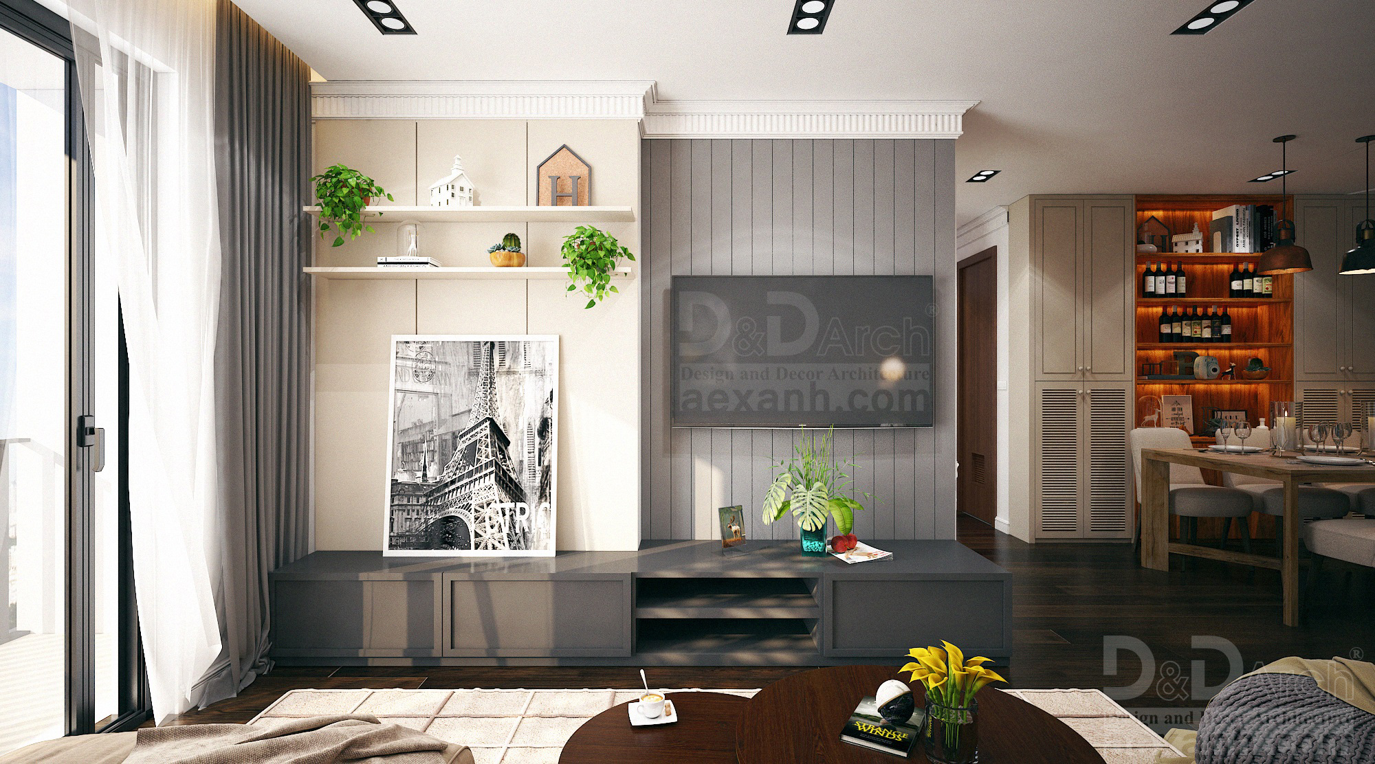 thiết kế nội thất chung cư tại Hà Nội Căn hộ Decor 01 - CC S4 Mai Dịch 1 1547022095