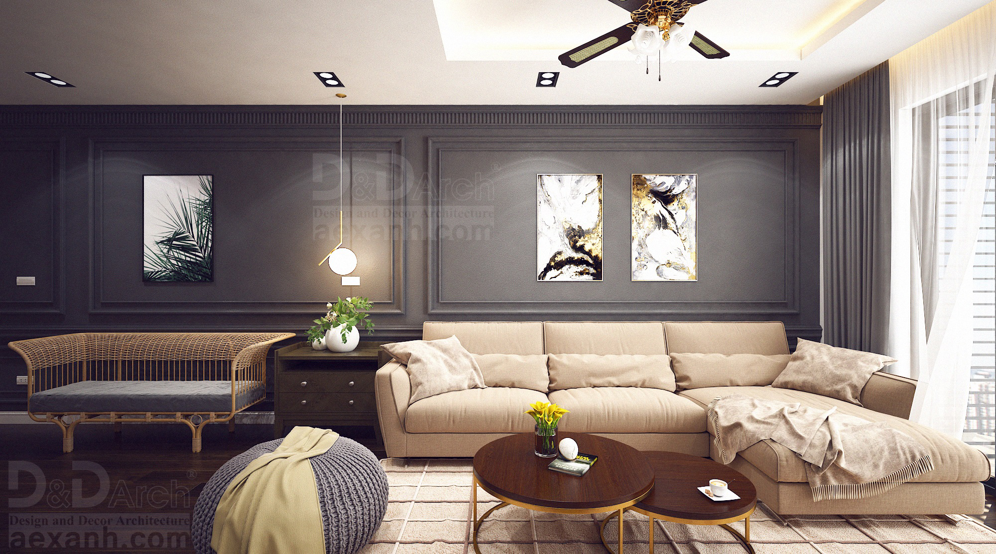 thiết kế nội thất chung cư tại Hà Nội Căn hộ Decor 01 - CC S4 Mai Dịch 2 1547022095
