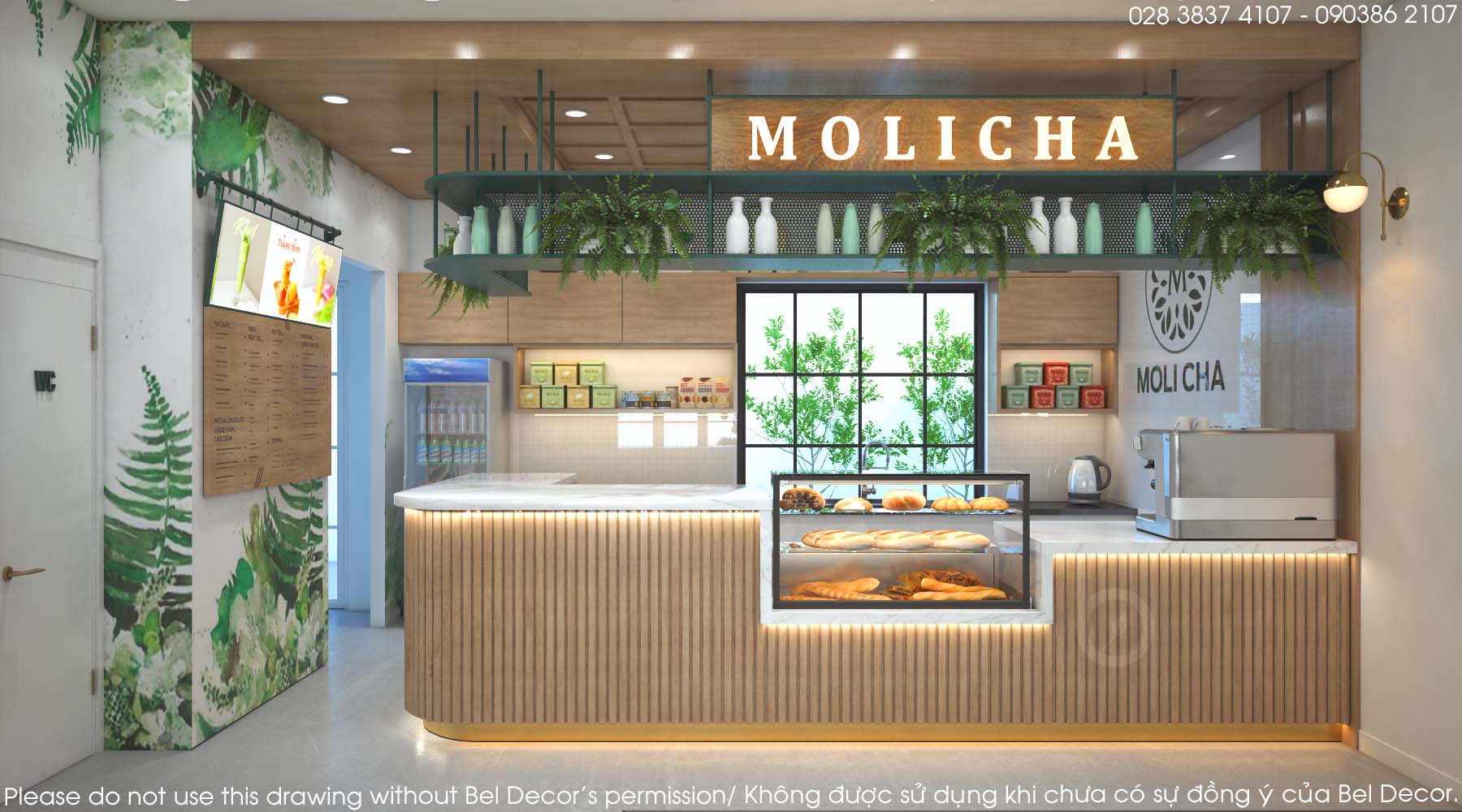 thiết kế nội thất Cafe tại Đồng Nai Thiết Kế Nội Thất Milk-Tea Shop Pr1810 2 1547176055