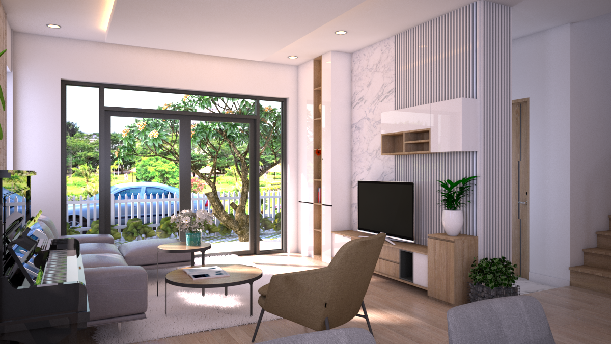 thiết kế nội thất Biệt Thự tại Hồ Chí Minh Nội thất nhà anh Tuân  1 1548493501