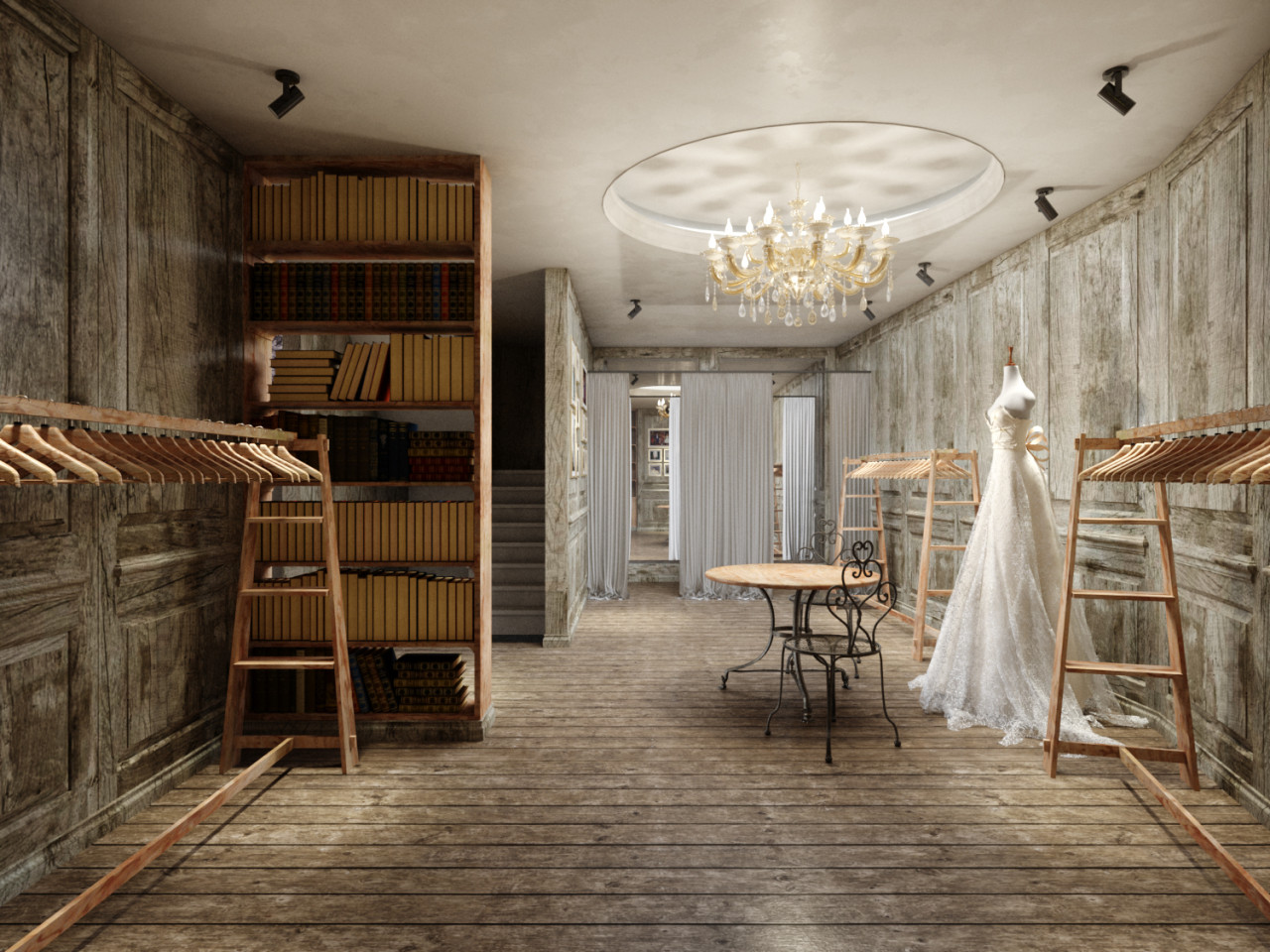 thiết kế nội thất Showroom tại Hồ Chí Minh Showroom Do Nguyen Makeup & Bridal 2 1548738228