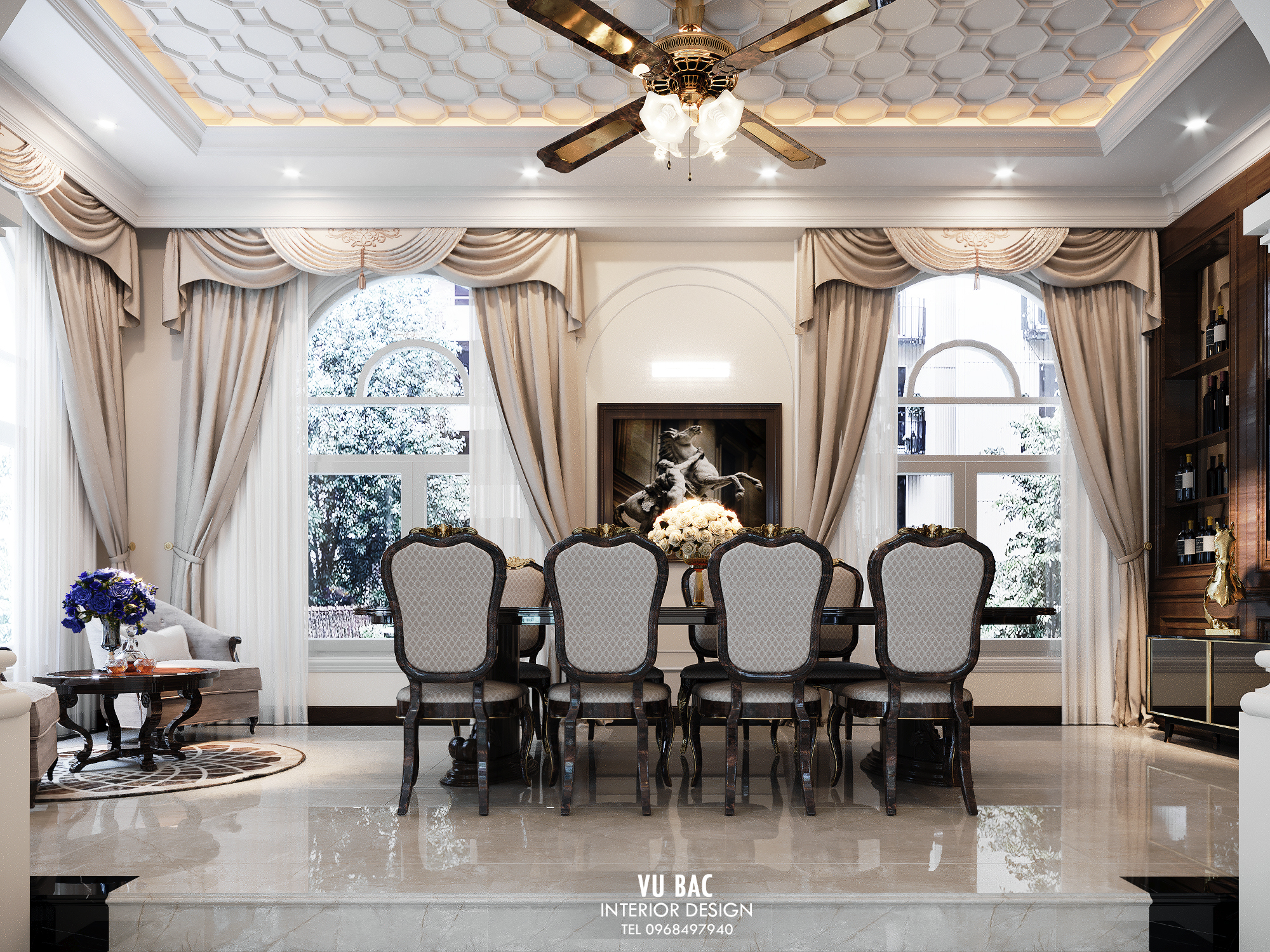 thiết kế nội thất Biệt Thự tại Hồ Chí Minh Villa Ven Sông Q7, Hồ Chí Minh 14 1548942923