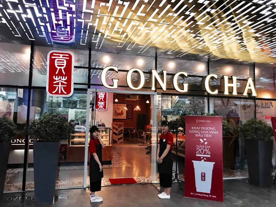 thiết kế nội thất Cafe tại Nghệ An Gong Cha Vinh-Số 1 Lê Hồng Phong, Tp. Vinh 1 1549944969