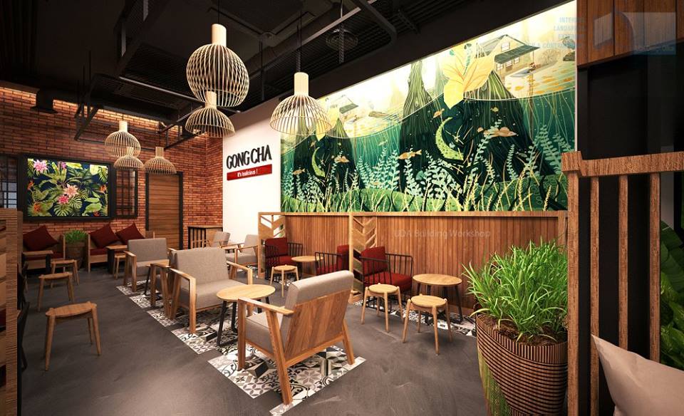 thiết kế nội thất Cafe tại Nghệ An Gong Cha Vinh-Số 1 Lê Hồng Phong, Tp. Vinh 5 1549944969
