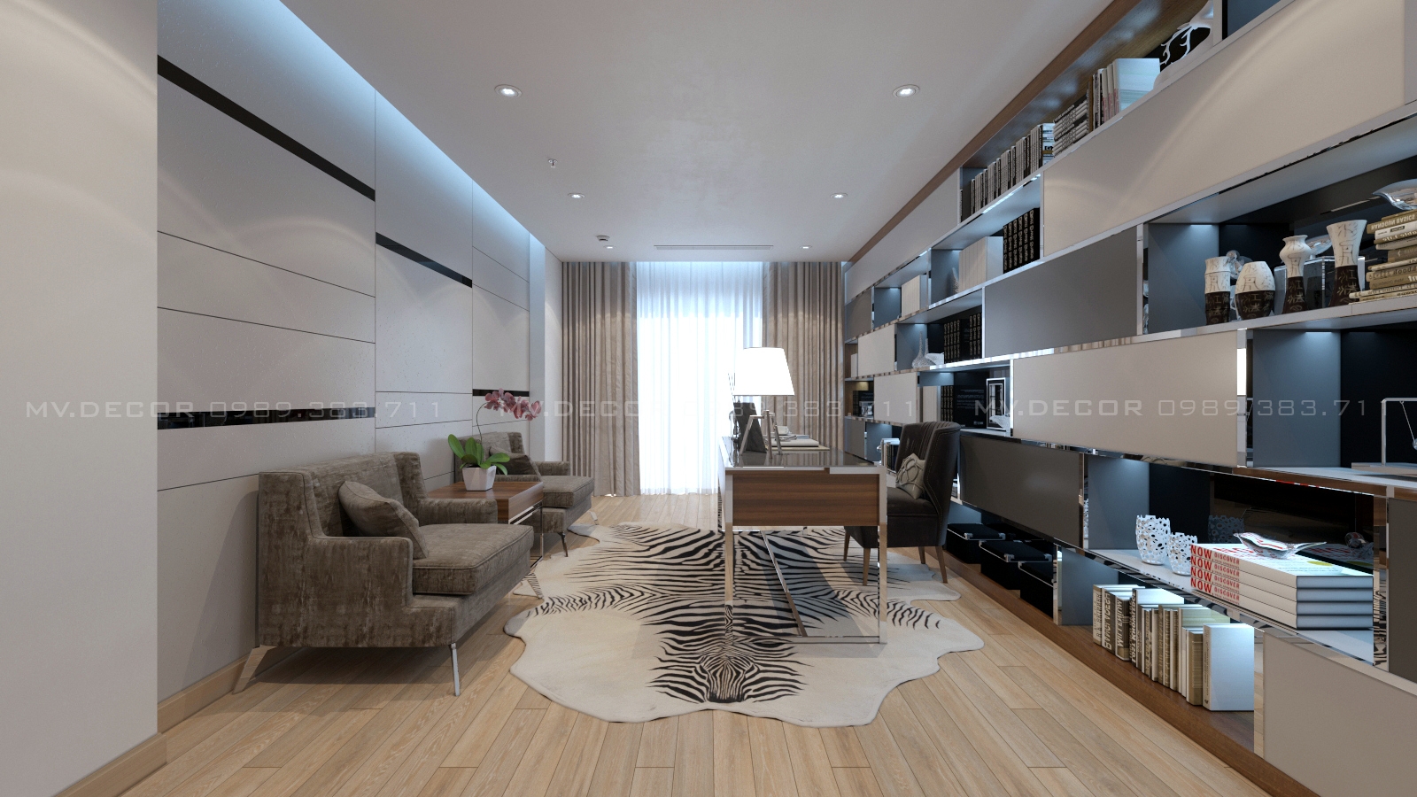 thiết kế nội thất Biệt Thự tại Hà Nội bt hp 3 vinhome riverside 16 1549988407