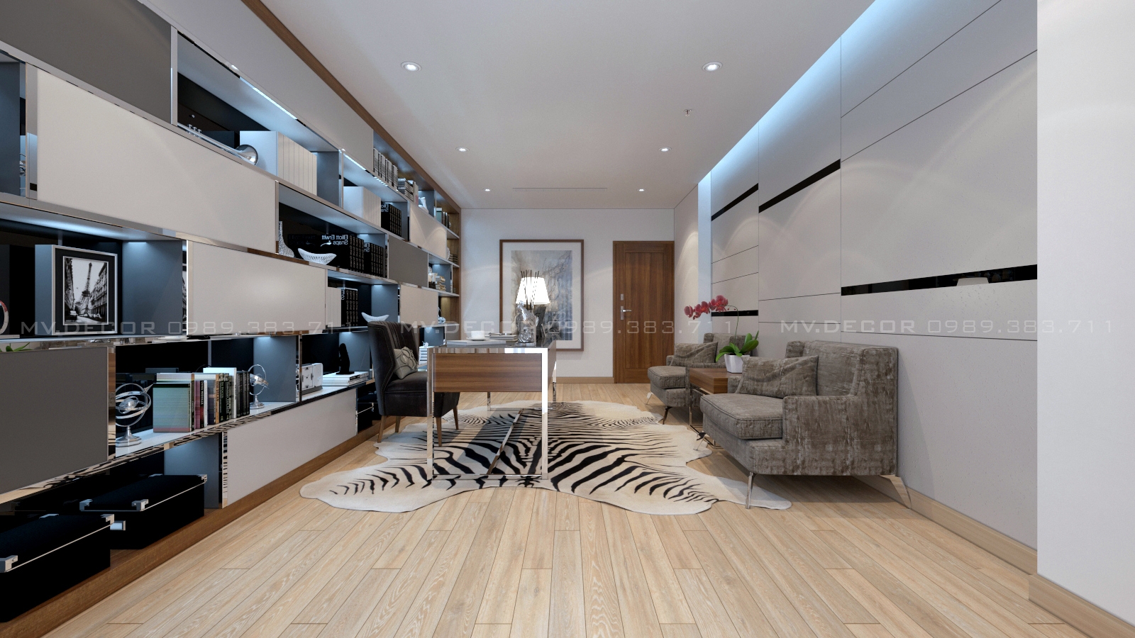 thiết kế nội thất Biệt Thự tại Hà Nội bt hp 3 vinhome riverside 18 1549988406