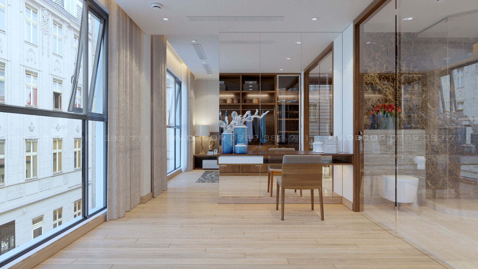 thiết kế nội thất Biệt Thự tại Hà Nội bt hp 3 vinhome riverside 25 1549988411